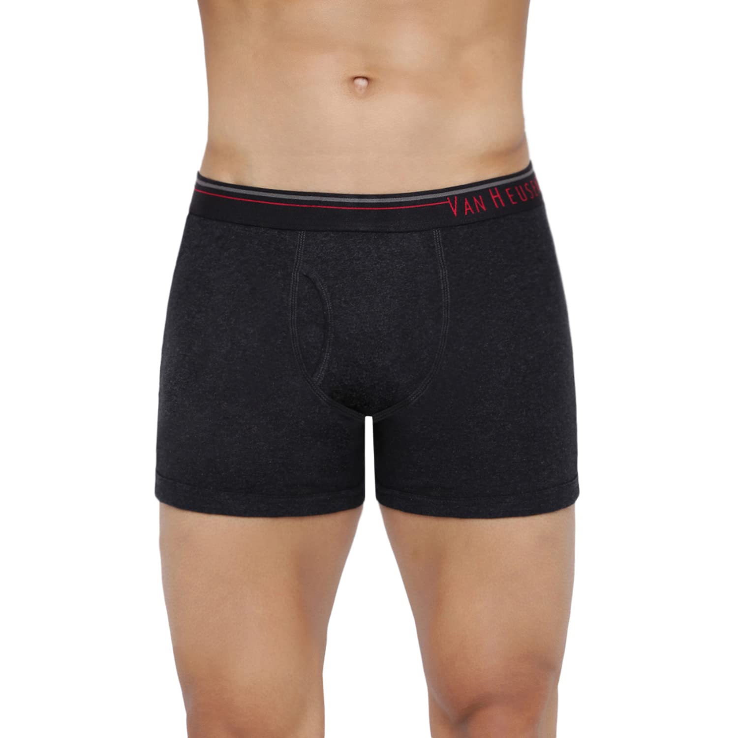 Van Heusen Men Boxer Briefs - 100% Combed Cotton - Pack of 2 - Anti Bacterial, Colour Fresh, Moisture Wicking image 3