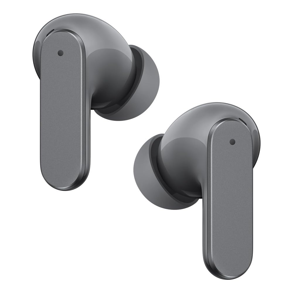 realme Buds Air 8,11mm+6mm Dual Dynamic Bass Drivers,58Hrs Playtime, 55dB ANC,6 Mic ENC, 45ms Low Latency, 360° Spatial Audio, Hi-Res LHDC, IP55 Dust & Water Resistant, BT v5.4 (Master Grey) image 3