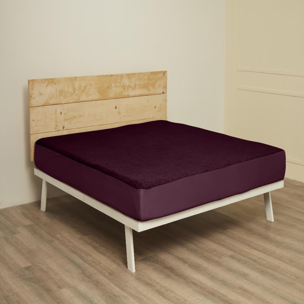 Wakefit Cotton Feel Ultra Soft Waterproof Mattress Protector|Breathable - Hypoallergenic Mattresses Cover 72