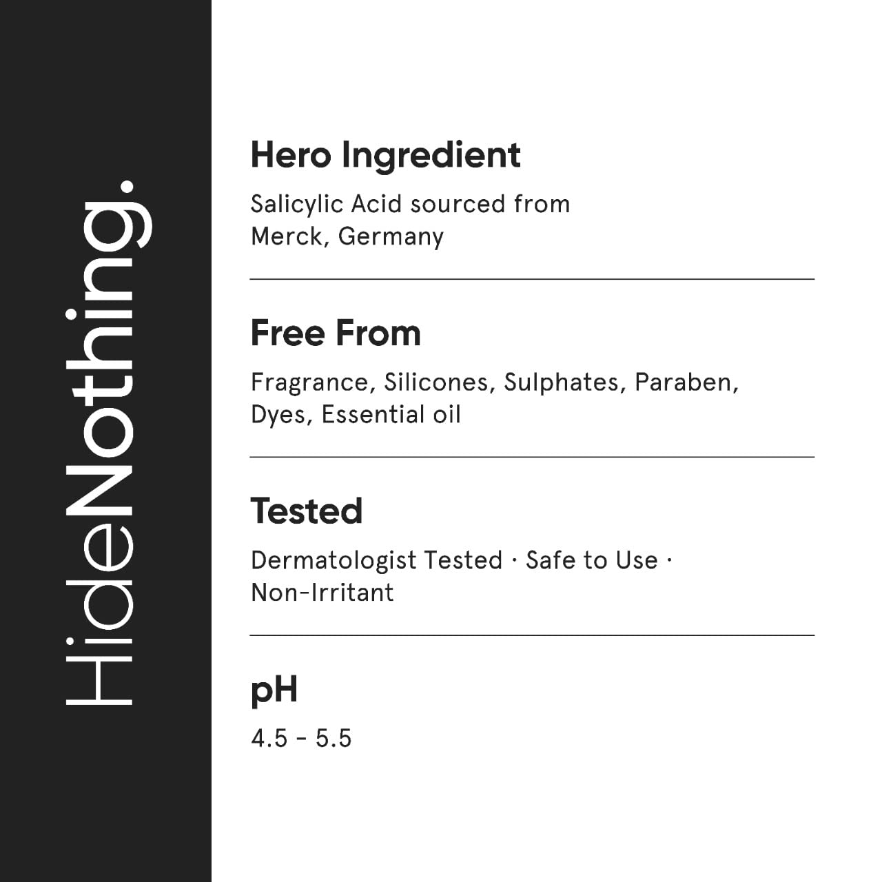 Minimalist Anti-Acne Salicylic Acid 2% Face Wash For Oily & Acne Prone Skin | With LHA for Pore Cleansing, Oil Control & Sebum Regulation | Cleanser for Women & Men | 100 ml image 5