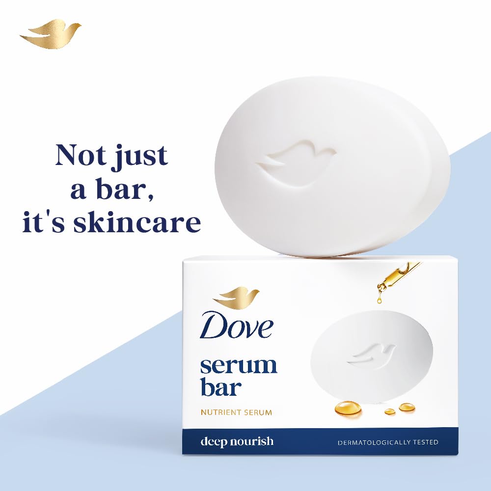 Dove Serum Bar | with Nutrient Serum | Deep Nourish | 625g (125g x 5) image 2