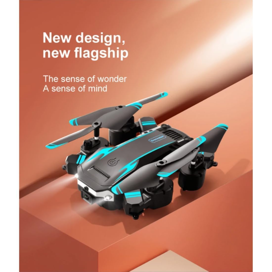 Drone with 4k Camera Foldable 1080P HD Drone with FPV Live Video, Smart Gestures Selfie, Altitude Hold, One Key Take Off/Landing, 3D Flips for Kids and Adults. (J2) image 4