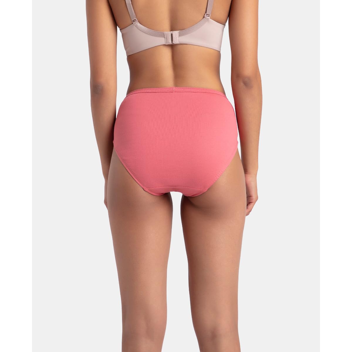 Jockey 1406 Women's High Coverage Super Combed Cotton Mid Waist Hipster with Concealed Waistband and Stay Fresh Treatment (Pack of 3_Colors & Prints May Vary) image 4