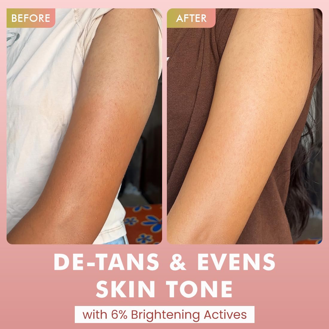 mCaffeine 1% Glycolic Acid Detan Body Wash 300ml | 2% Niacinamide, 3% Kojic Acid-Glutathione | Bodywash for Women & Men| Brightens, Hydrates, Reduces Dark Spots & Evens Tone | Guava Shower Gel for Dry Skin image 4