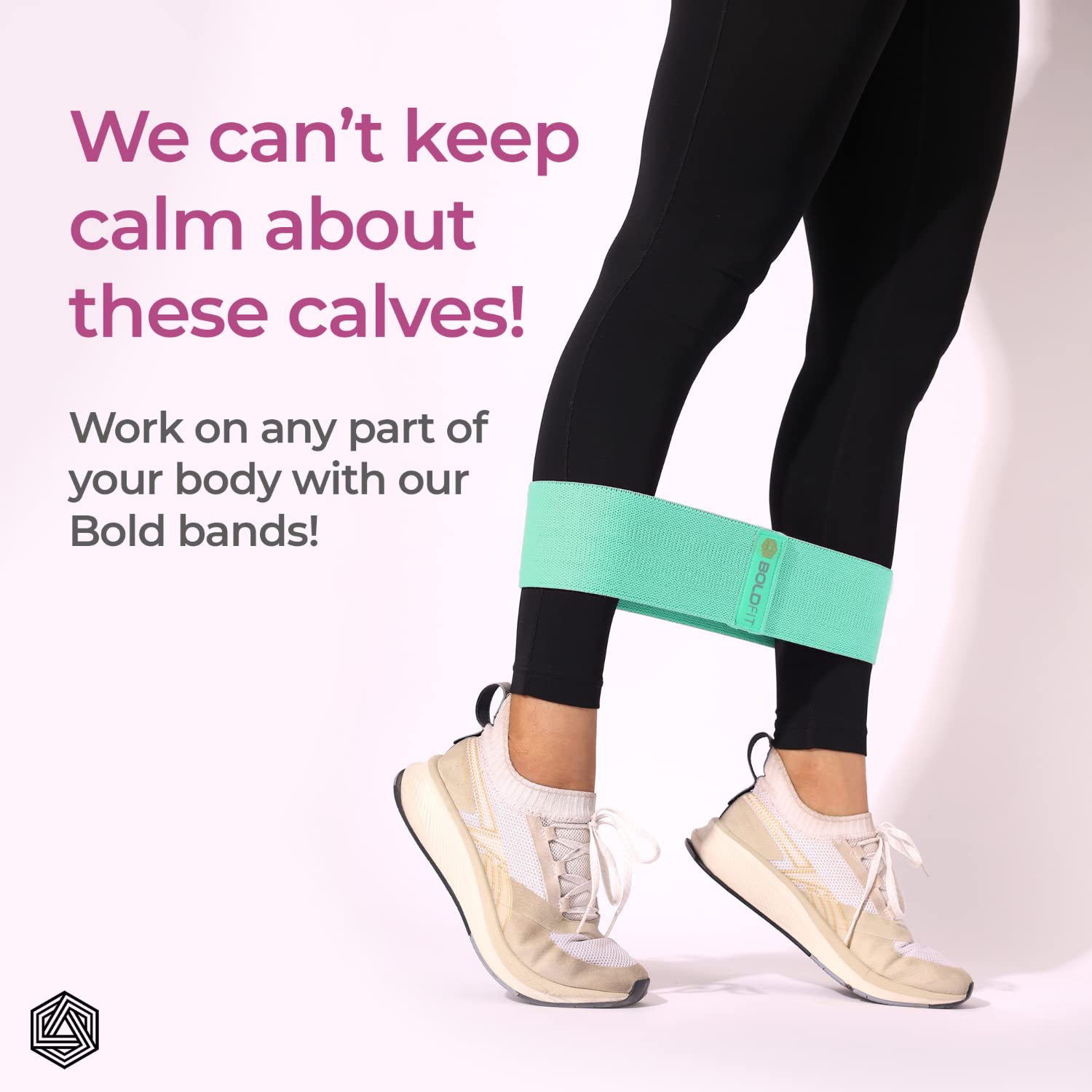 Boldfit Fabric Resistance Band - Loop Hip Band for Women & Men for Hip, Legs, Stretching, Toning Workout. Mini Loop Booty Bands for Glutes, Squats Exercise Usable in-Home & Gym image 4