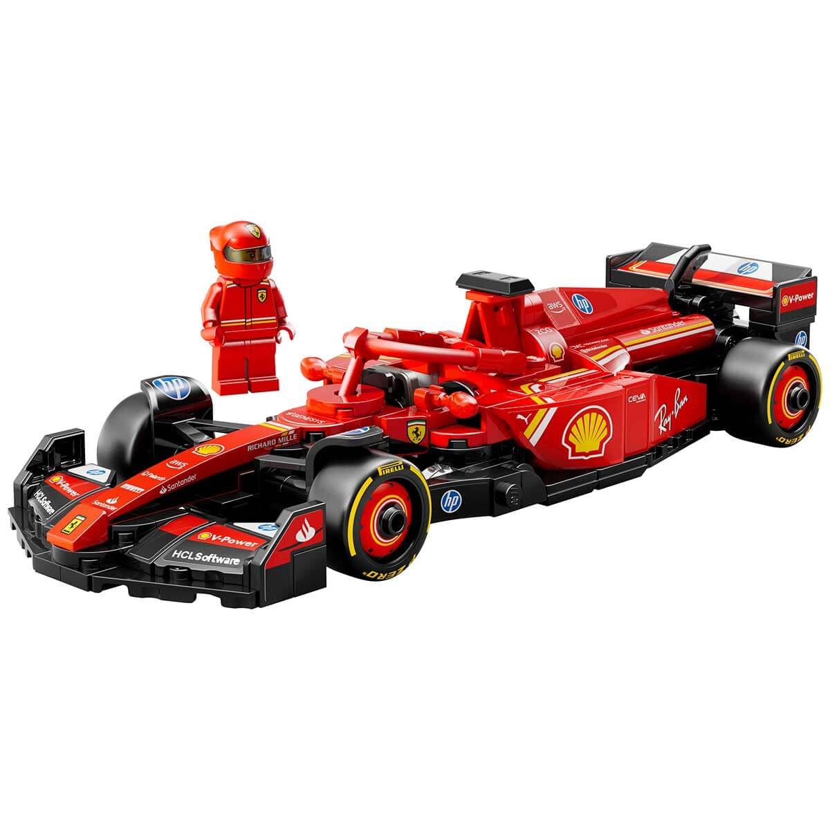 LEGO Speed Champions Ferrari SF-24 F1 Race Car Driver Set 77242 Building Blocks Toys for 10+ Gift for Boys and Girls image 4