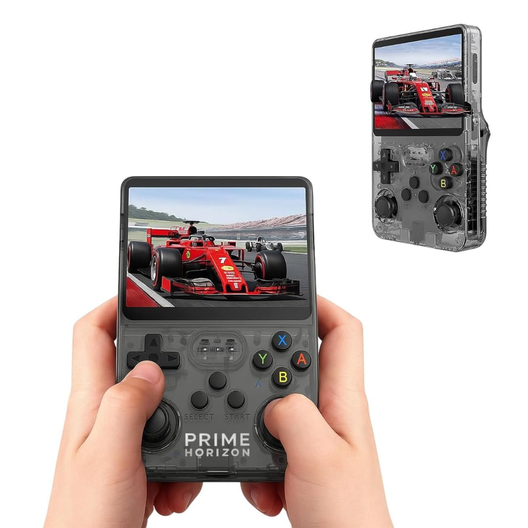 Handheld Gaming Console with 3.5-Inch IPS Display,10000+ Retro Video Game for Kids and Adults, Dual 3D Joysticks, 3200mAh Battery, Fast Charging, R36S Gaming Console , Anerbic. image 2