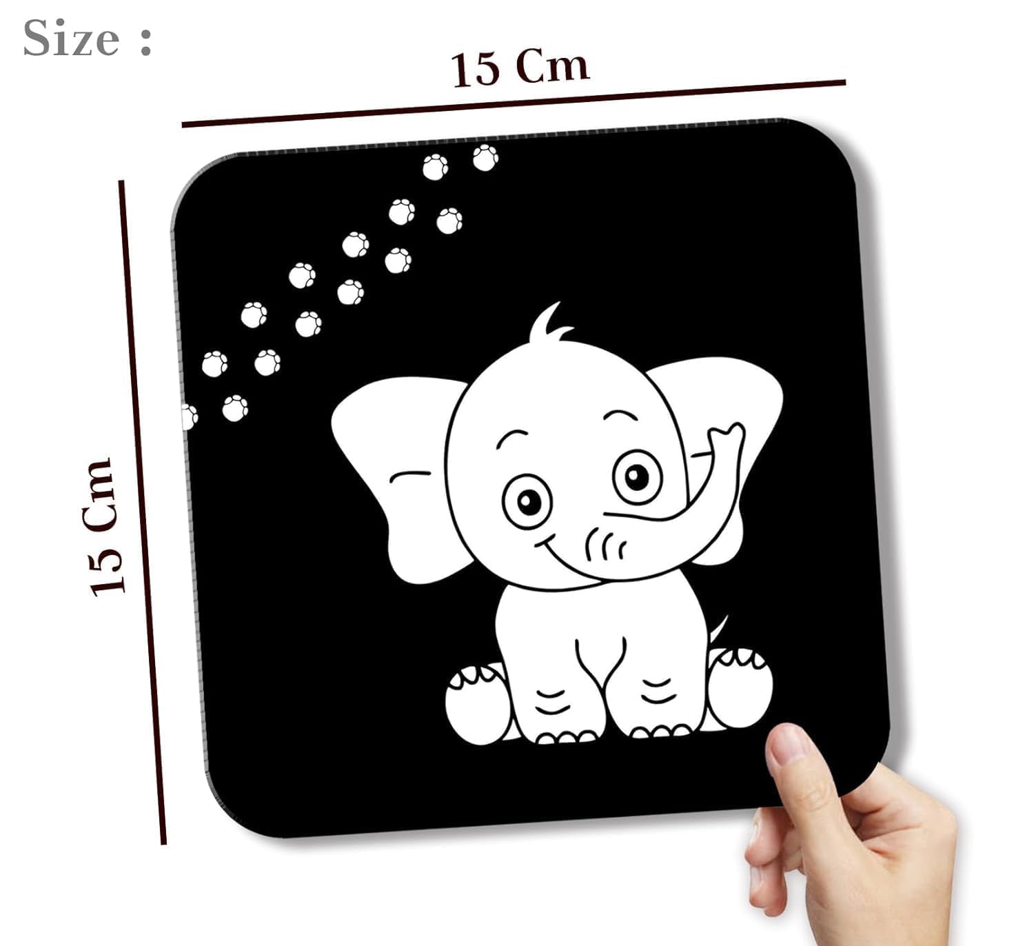 high Contrast Flash Cards for New Born Children -Educational Black & White 24 Objects | Visual Stimulation and Sensory Development for Infants | Montessori Sensory Card (Flash Card) image 5