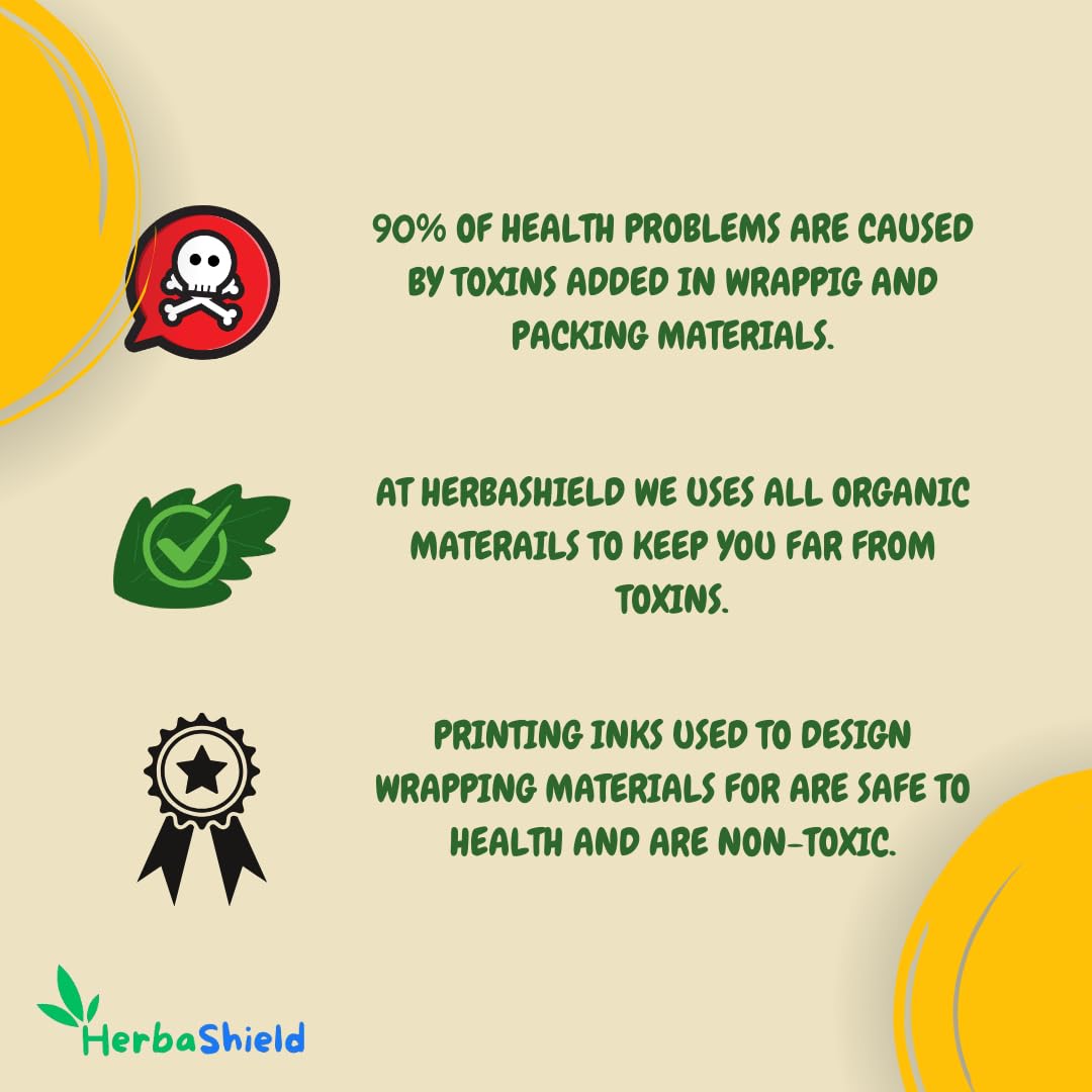 Herbal 100 Meter Food Wrapping Paper Roll - Premium Non-Stick Butter Wrapping, Re-Heatable Non Stick Paper, Parchment Paper image 3