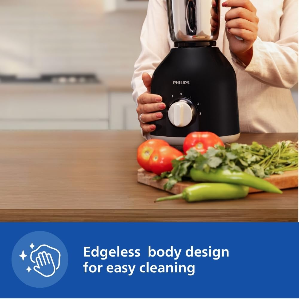 Philips HL7756 Mixer Grinder 750W, with 3 Stainless Steel Jars image 3