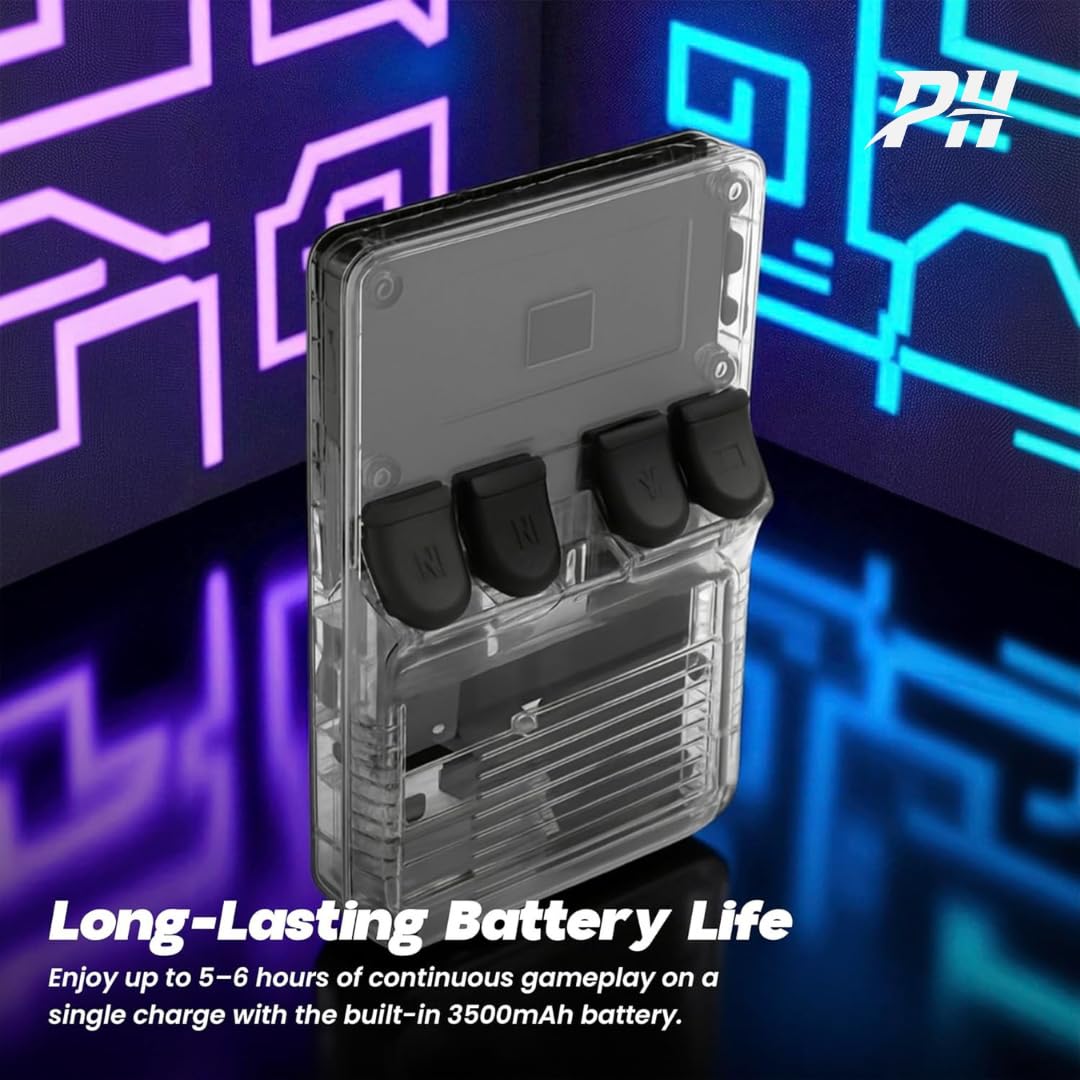 Handheld Gaming Console with 3.5-Inch IPS Display,10000+ Retro Video Game for Kids and Adults, Dual 3D Joysticks, 3200mAh Battery, Fast Charging, R36S Gaming Console , Anerbic. image 4