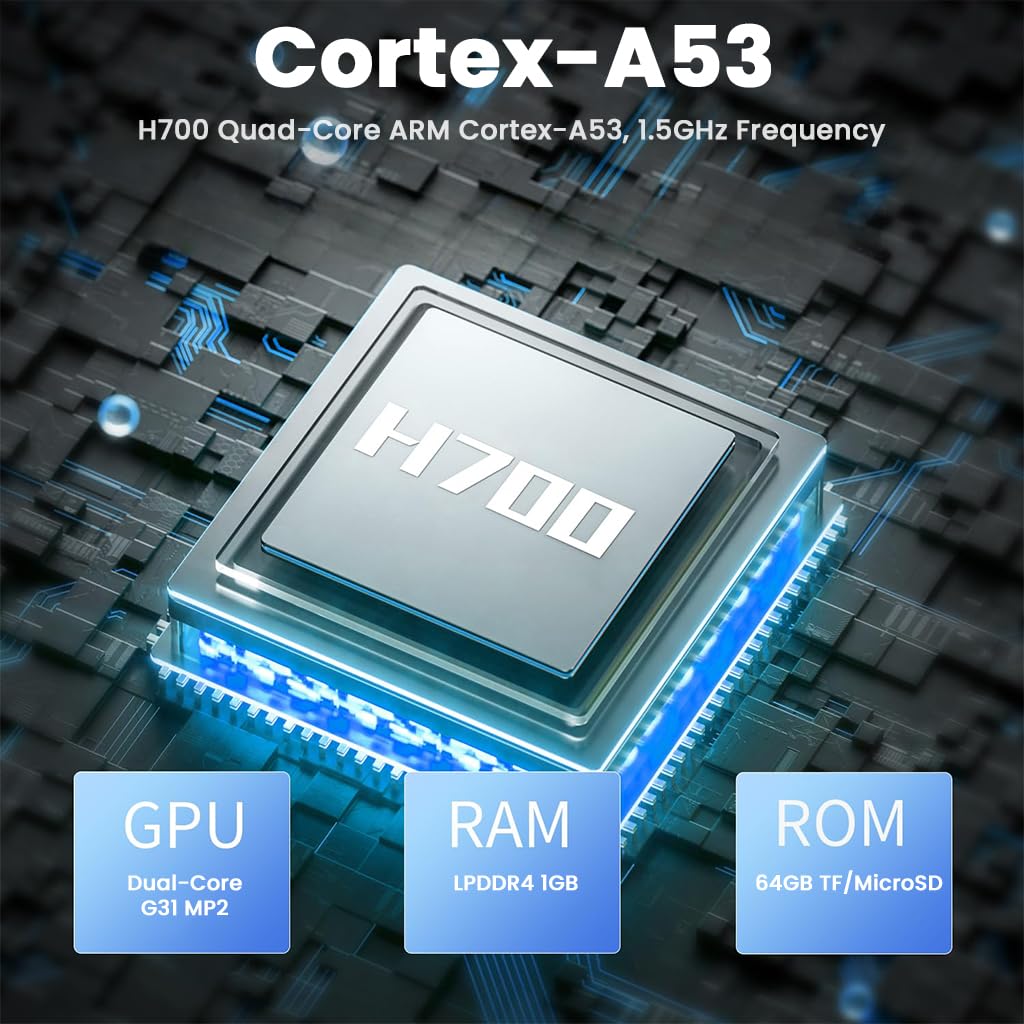 an-bernic RG CubeXX Handheld Gaming Console for Boys 7-14, 3.95'' IPS Display 64GB Preloaded Retro Video Game, 3200mAh Battery, 30+ Emulators, WiFi, Bluetooth, TV-Out, Type-C, RGB Lighting (White) image 2