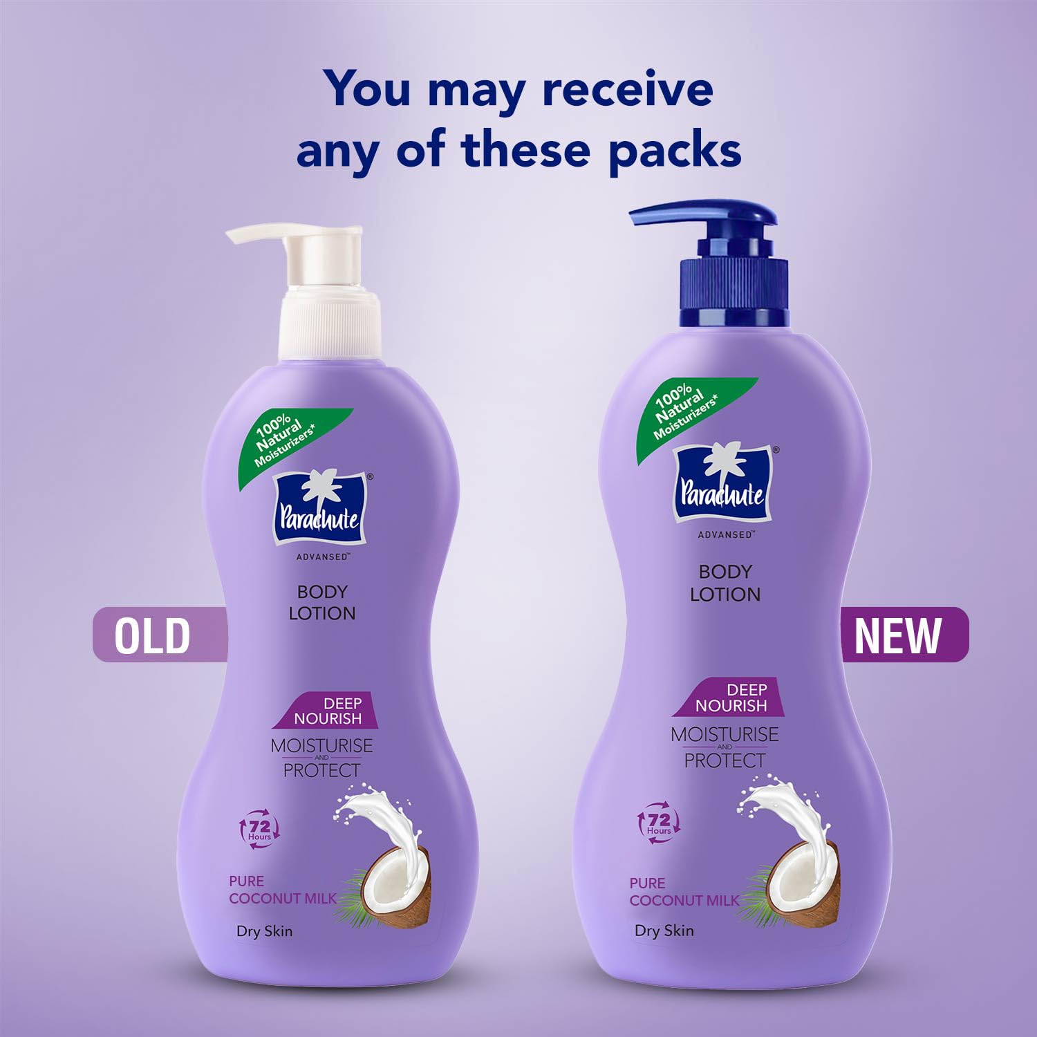 Parachute Advansed Deep Nourish Body Lotion for Women & Men, Dry Skin, 400ml | Pure Coconut Milk, 100% Natural, 72h Moisturisation image 3