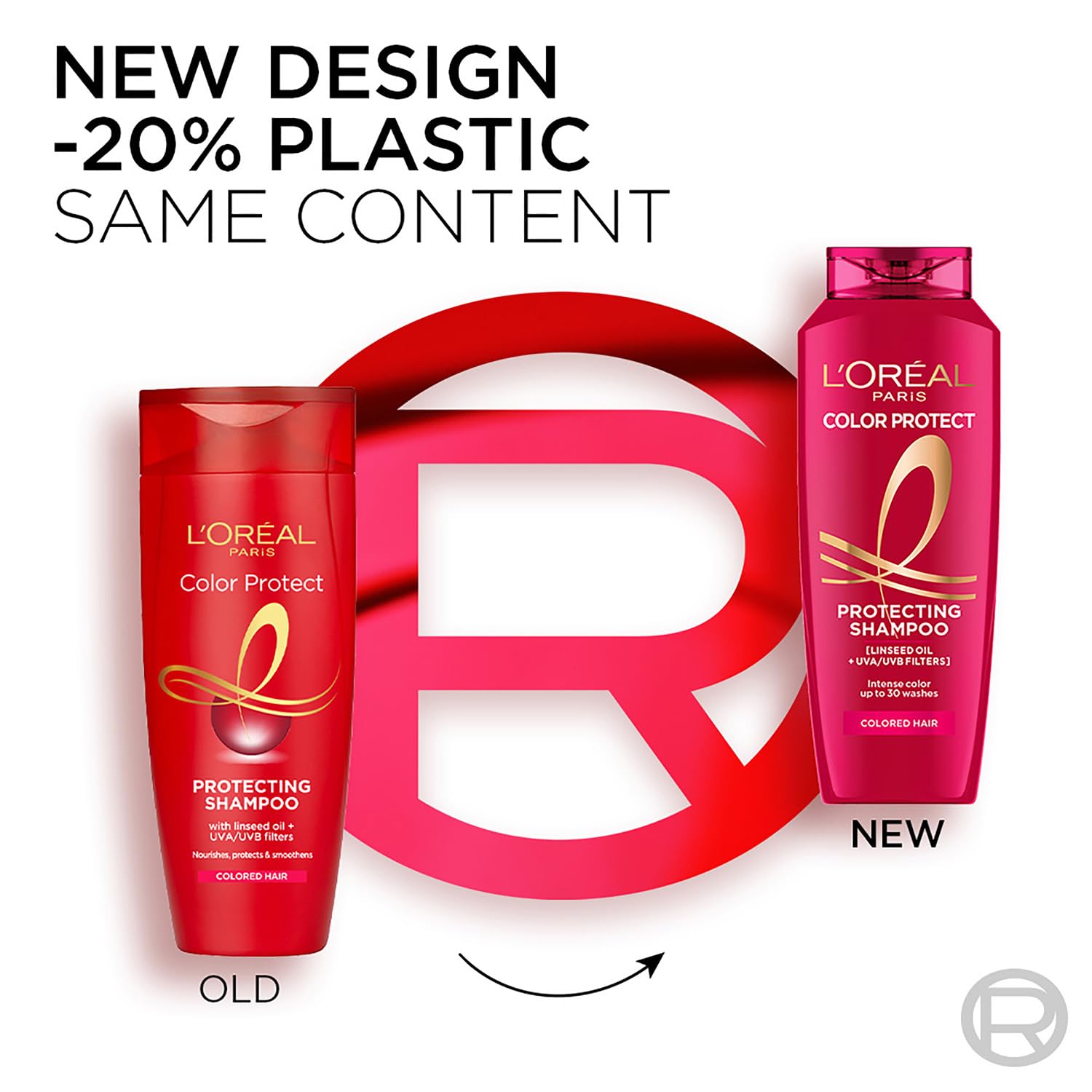 L'Oréal Paris Shampoo, Vibrant & Revived Colour, For Colour-treated Hair, Protects from UVA & UVB, Colour Protect, 340 ml image 3