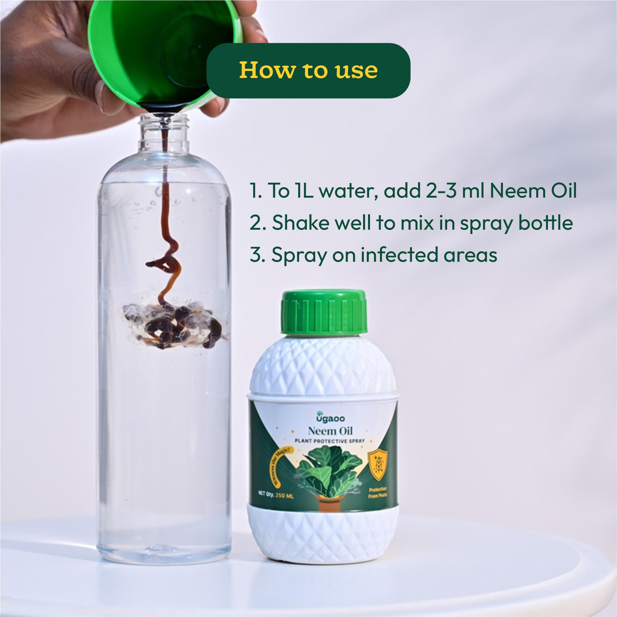 Ugaoo Neem Oil Spray for Plants & Garden - Highly Effective on Plant Insects (250 ml) image 4