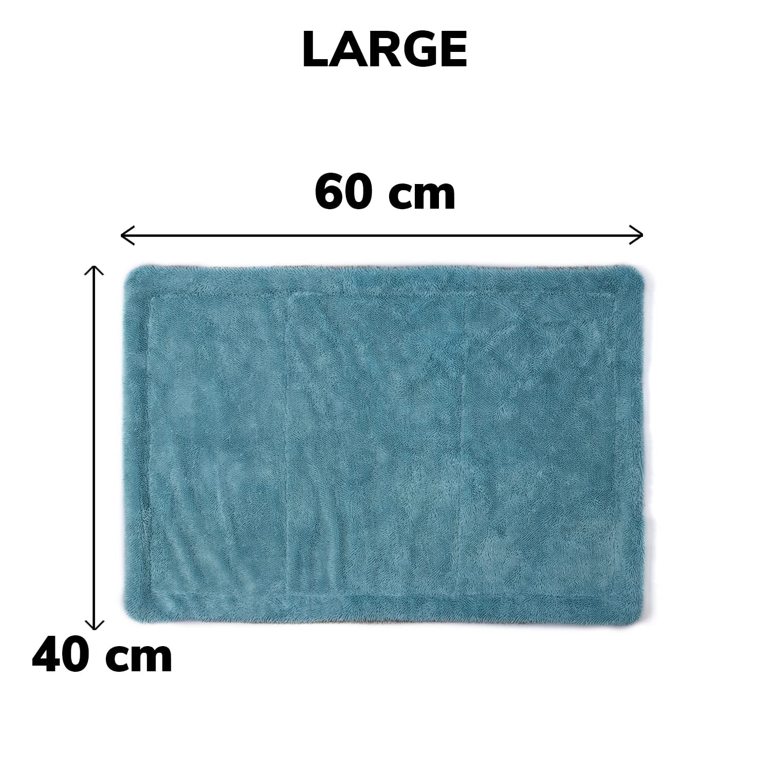 ShineXPro Microfiber Cloth For Car - Puremagic 1100 Gsm Twisted Loop Super Absorbent Towel - Edgeless Design With Plush Pile, Lint Free Cloth For Drying & Detailing, Transparent image 4