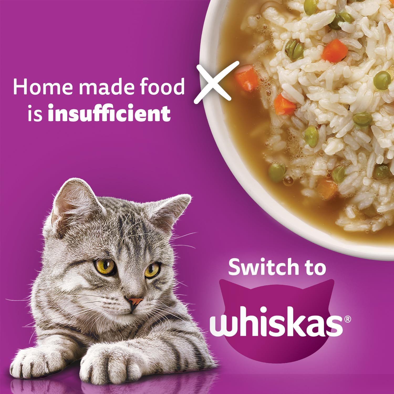 Whiskas Adult (1+ Years) Dry Cat Food, Tuna Flavour, 3 kg, Contains 41 Essential Nutrients, Complete & Balanced Nutrition for Adult Cats image 3