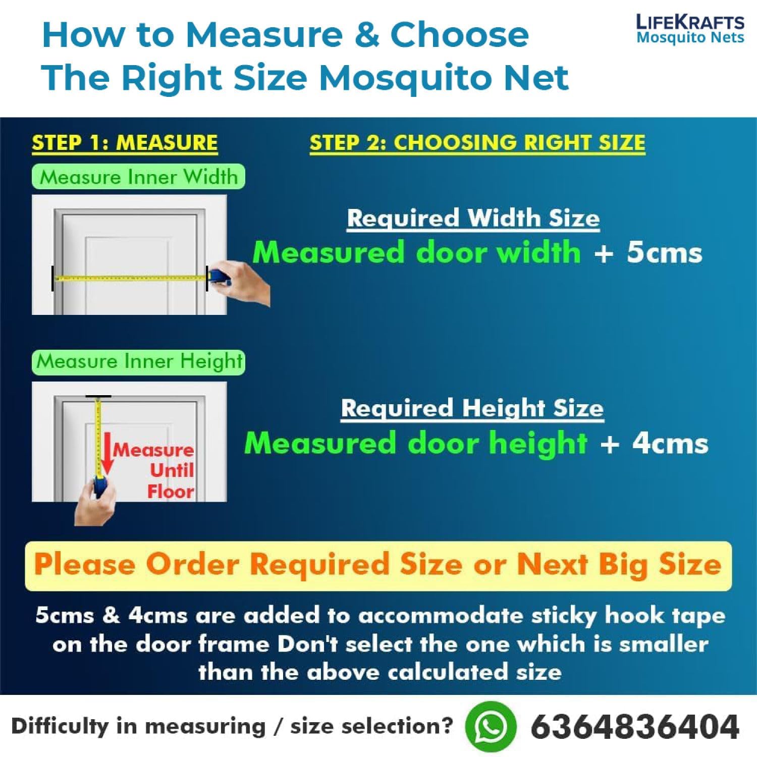 LifeKrafts Polyester Magnetic Mosquito Net/ Curtain for Door, for All Door Types & Sizes, Auto-Closing Insect Screen to Keep Mosquito Out, Grey, 200 x 100 Cm image 4