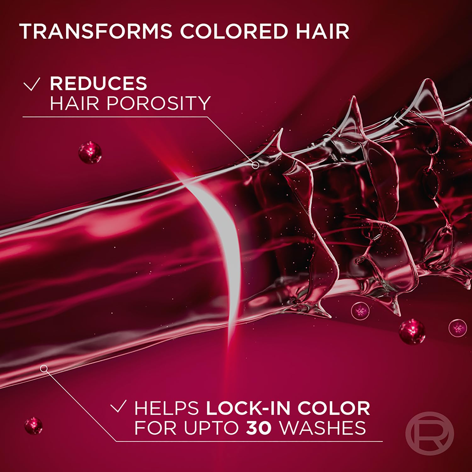 L'Oréal Paris Shampoo, Vibrant & Revived Colour, For Colour-treated Hair, Protects from UVA & UVB, Colour Protect, 340 ml image 5