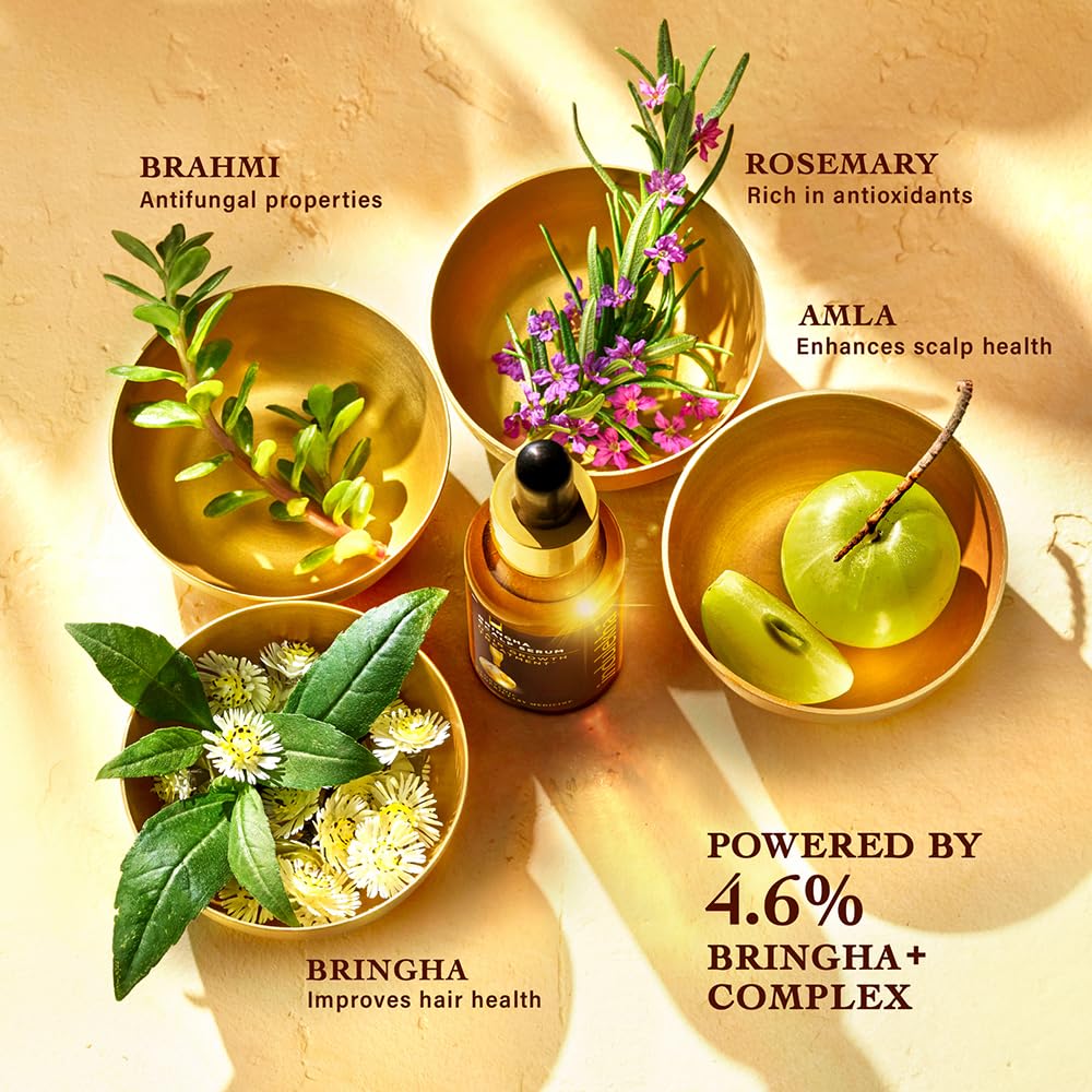 Indulekha Bringha Hair Growth Treatment Scalp Serum ,30ml |Ayurvedic Hair Growth Serum image 2