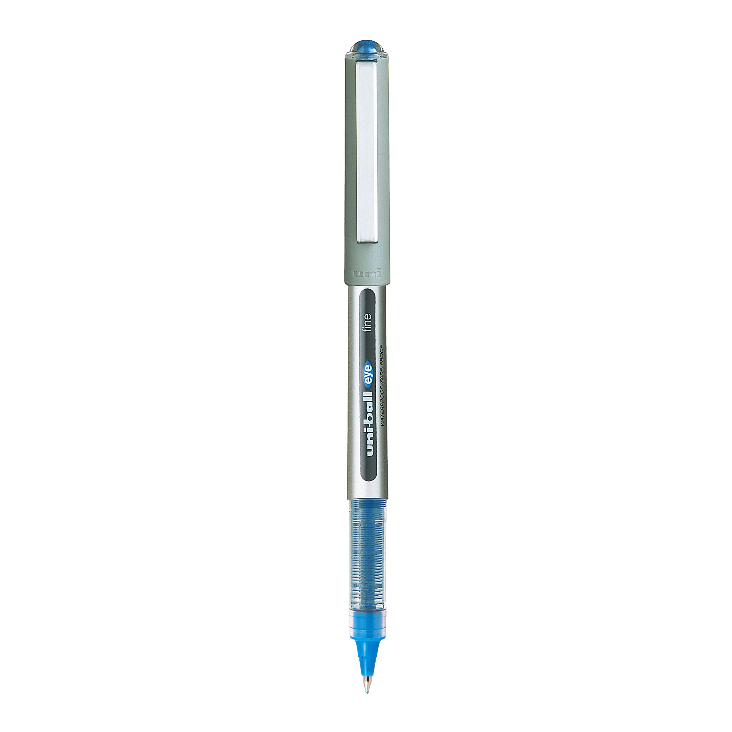 uni-ball Eye UB157 0.7mm Roller Ball Pen | Blue Ink, Pack of 3 image 2