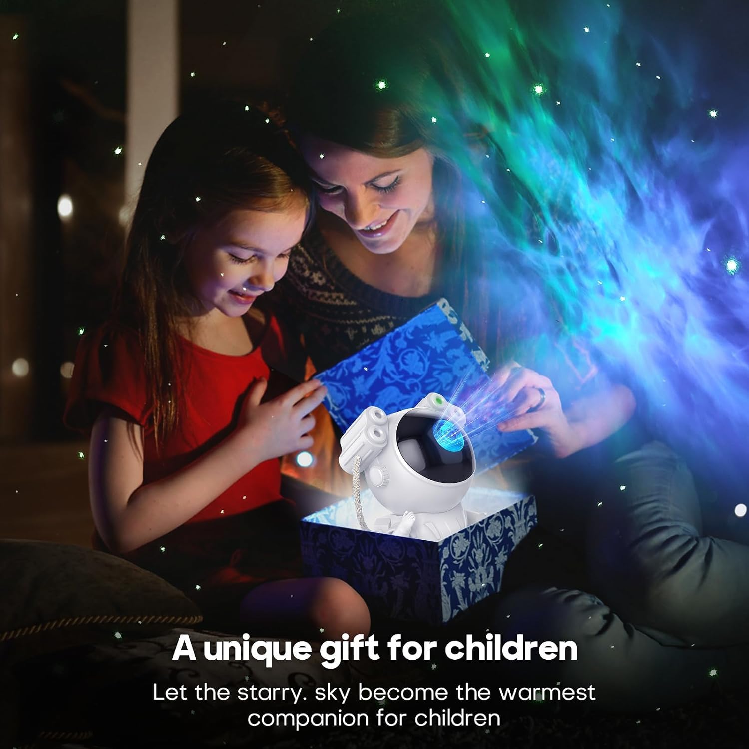 DesiDiya® Astronaut Light Projector – 360° Galaxy Star Projector with Timer & Remote Control, Ideal for Bedroom Ceiling, Home Decor, and Parties (Corded Electric) image 5