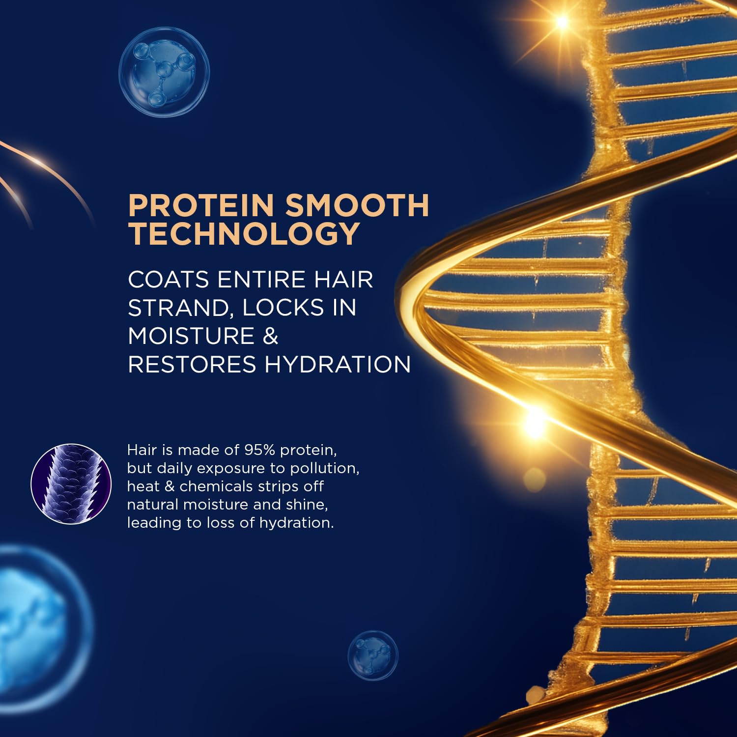 Livon Hyaluron Shampoo for Women & Men | Hydrates Dry & Dull Hair | 2x Soft & Shiny Hair | No Parabens | 340ml image 4