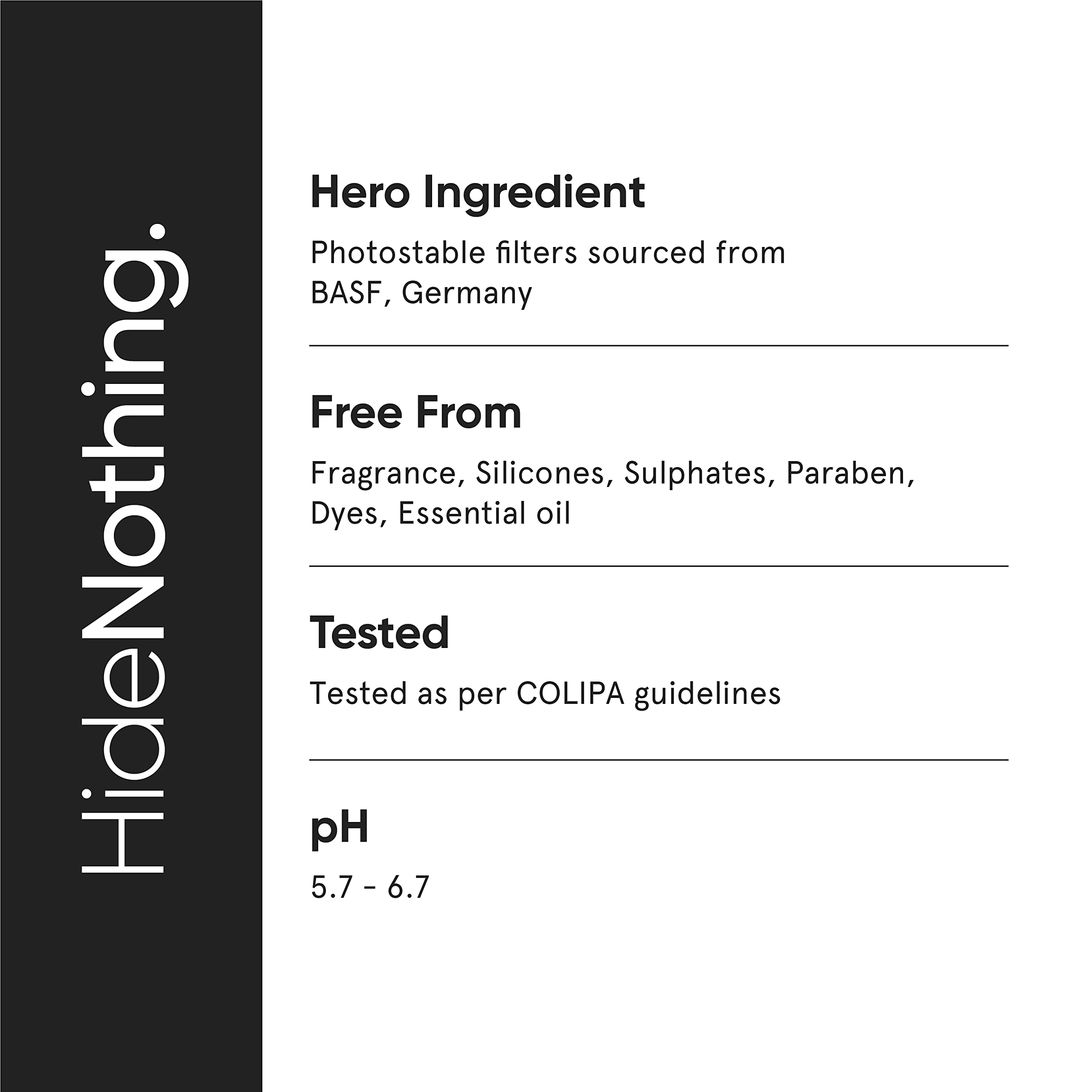 Minimalist Cream Sunscreen SPF 50 Lightweight With Multi-Vitamins, No White Cast, Broad Spectrum PA ++++ Acne Safe For Unisex, 50g image 5