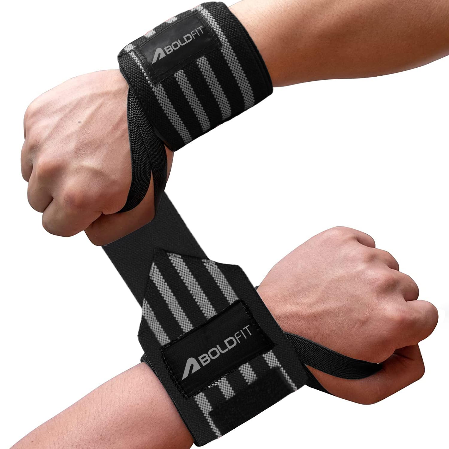 Boldfit Wrist Band for Gym Workout Wrist Support for Gym Straps for Men Hand Band Strap for Man Accessories for Men Workout Wrists Supporter wrap for Man Workouts Accessories for Women Hand Wraps