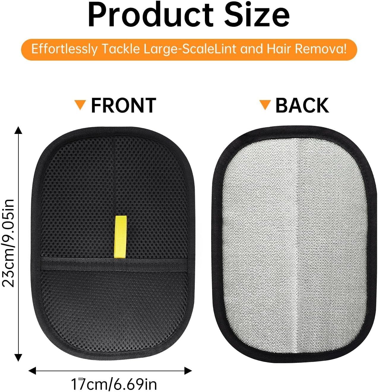 CUBIZ Pet Hair Removal Glove for Cats & Dogs, 2025 Newly Upgraded Five-Finger Electrostatic Pet Hair Gloves, Reusable Pet Hair Remover Tool for Clothing, Couch, Carpet, Cat Grooming Gloves image 2