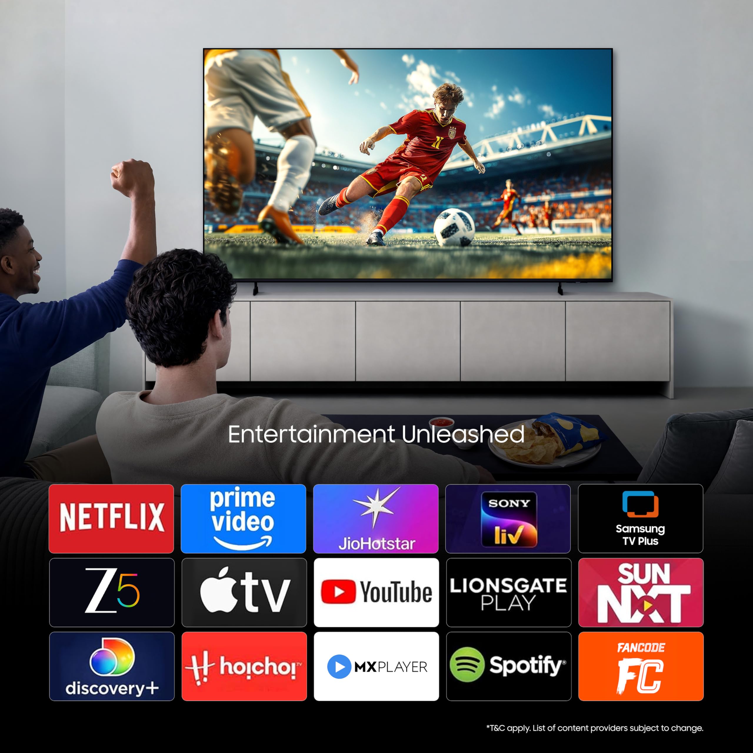 Samsung 43 inch (108cm) Crystal UHD 4K Vision AI 2026 Smart TV | 30W Speakers | 4K Upscaling | HDR10+ | 150+ Channels | 7 Years OS Upgrade | UA43UE86AHULXL image 3