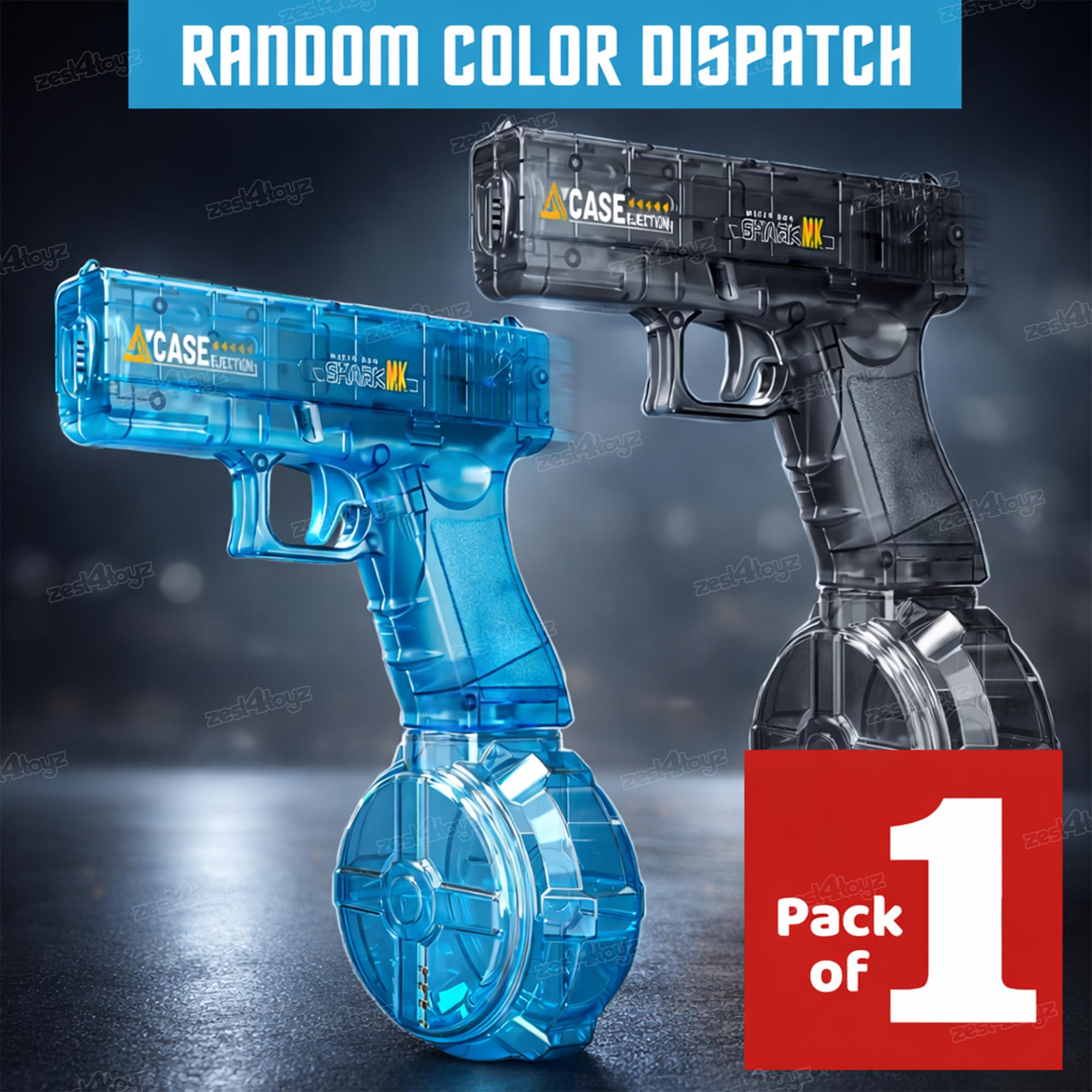 Zest 4 Toyz Holi Pichkari Water Gun for Kids Rechargeable Electric Water Gun Long Range High Pressure Spray Holi Watergun for Boys & Girls - Multicolor image 4