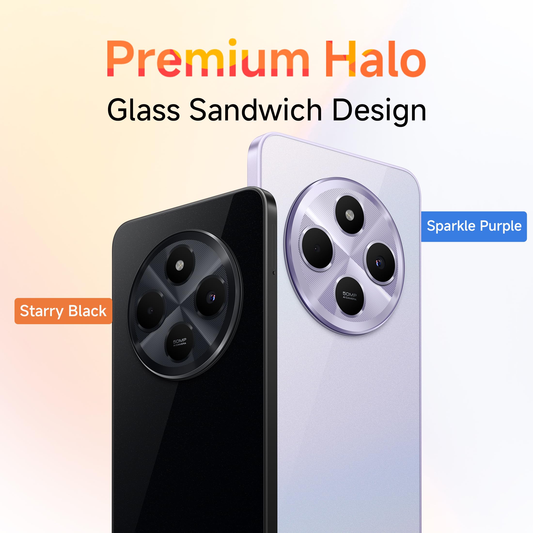 Redmi A4 5G (Sparkle Purple, 4GB RAM, 128GB Storage) | Segment Largest 6.88in 120Hz | 50MP Dual Camera | 18W Fast Charging | Charger in The Box image 3