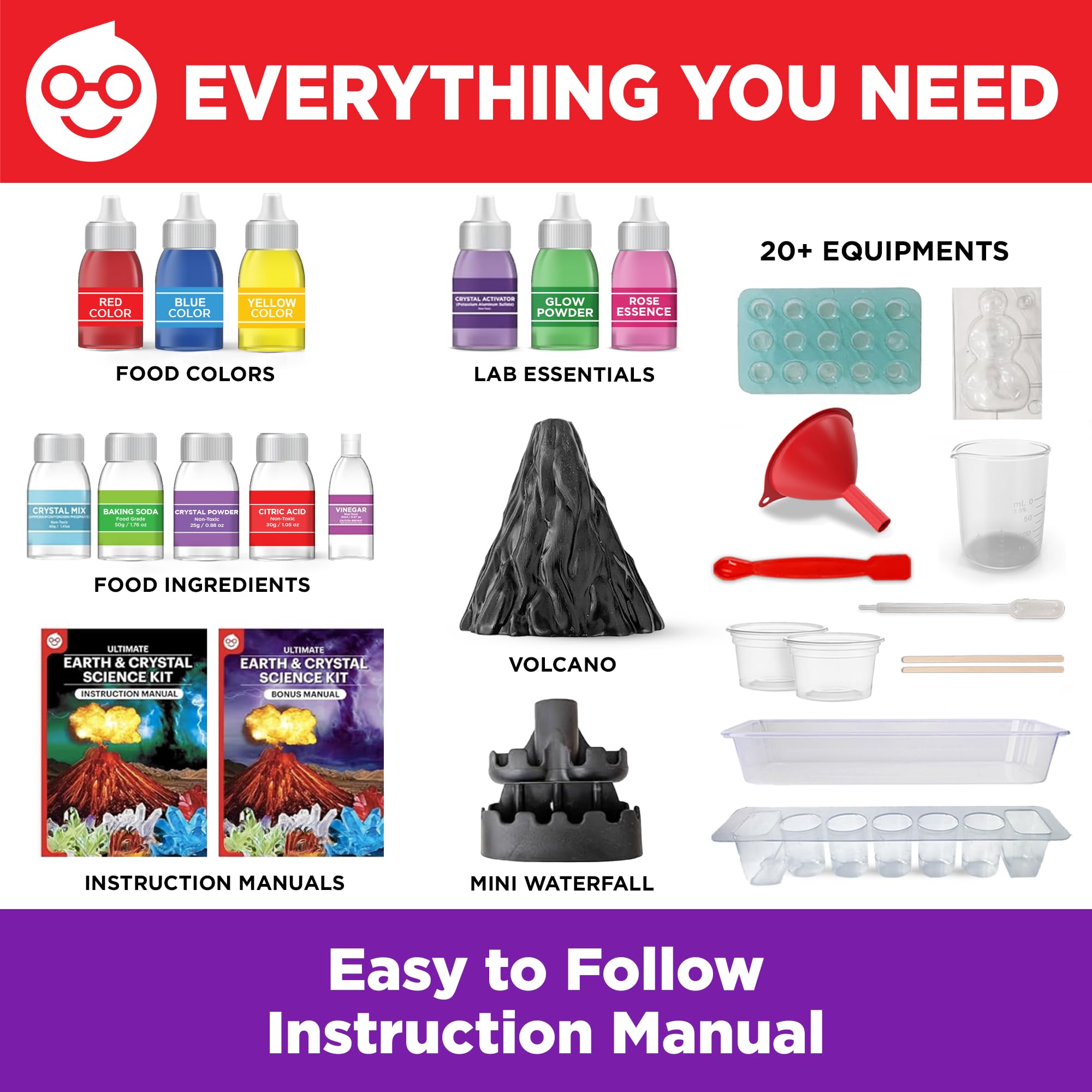 Einstein Box Ultimate Earth & Crystal Science Kit | Kids Science Experiment Kit for Ages 8-14 | STEM Projects | STEM Toys | Learning & Education Toys for Boys & Girls | Gift Ideas image 5