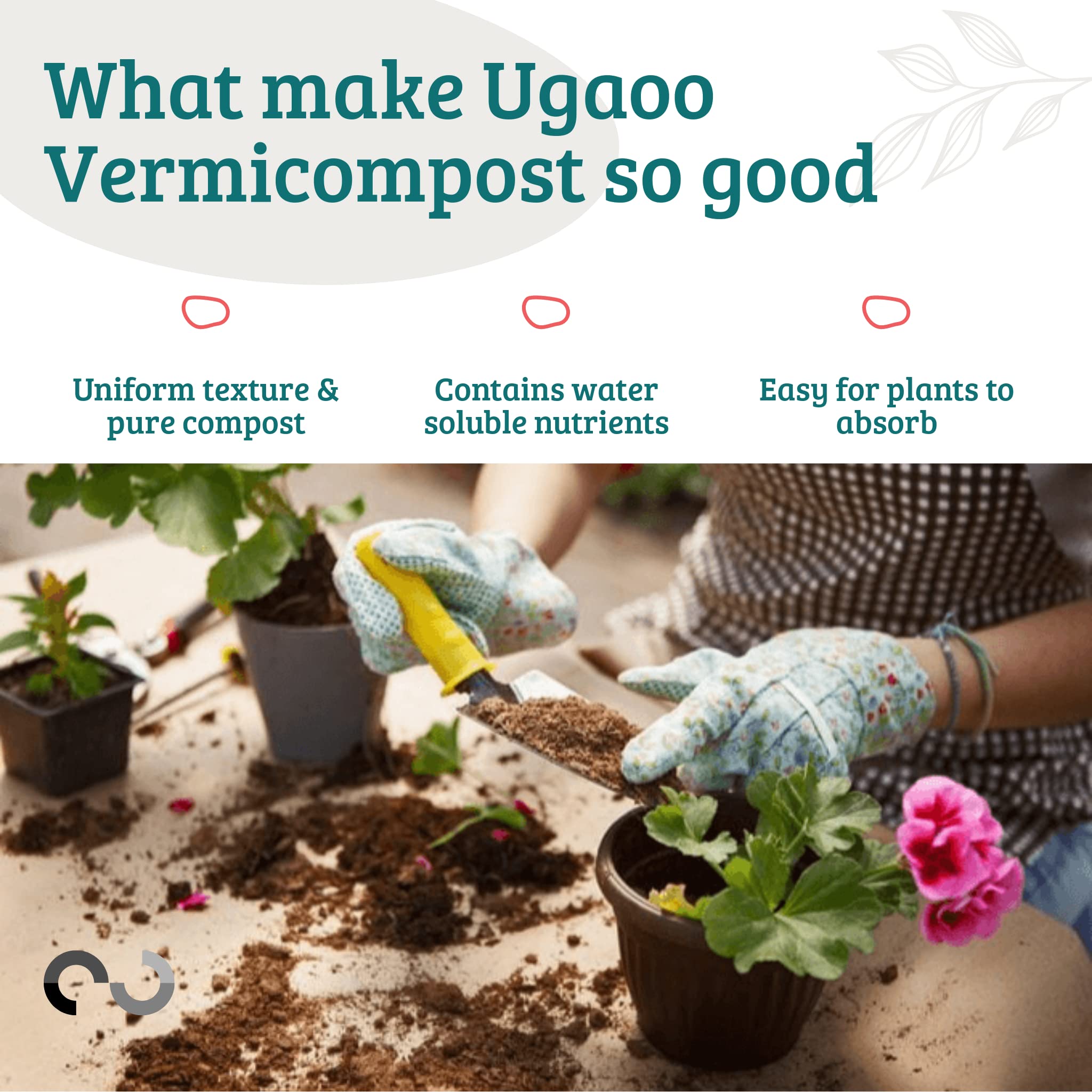 Ugaoo Organic Vermicompost Fertilizer Manure For Plants - 5 Kg image 4