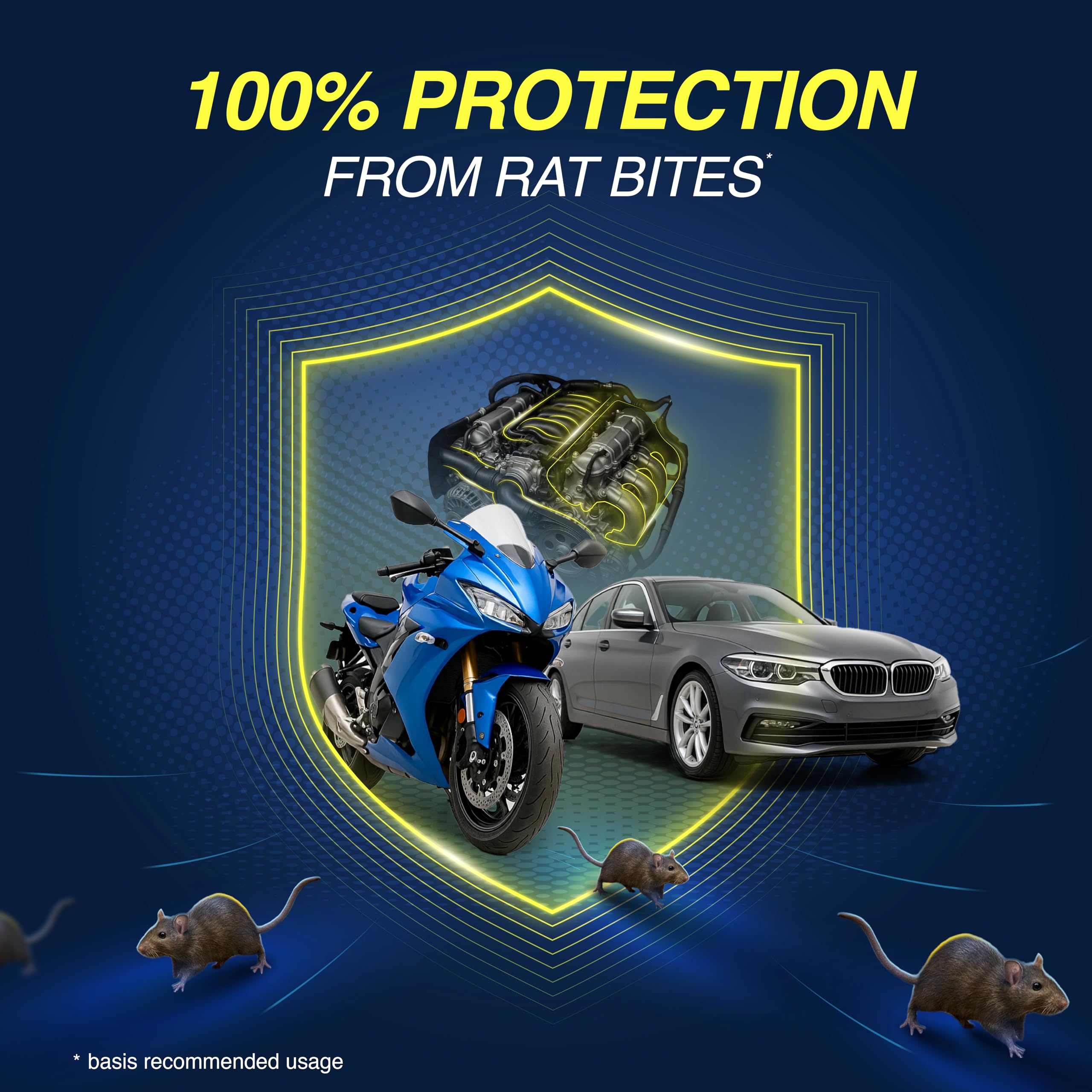 HIT Rat Repellent Spray (200 ml) for Cars & Bikes | No Mask Required | No Trapping | No Poisoning | No Killing | Unique Blend of Natural Active Ingredients | Pleasant Peppermint Smell image 2