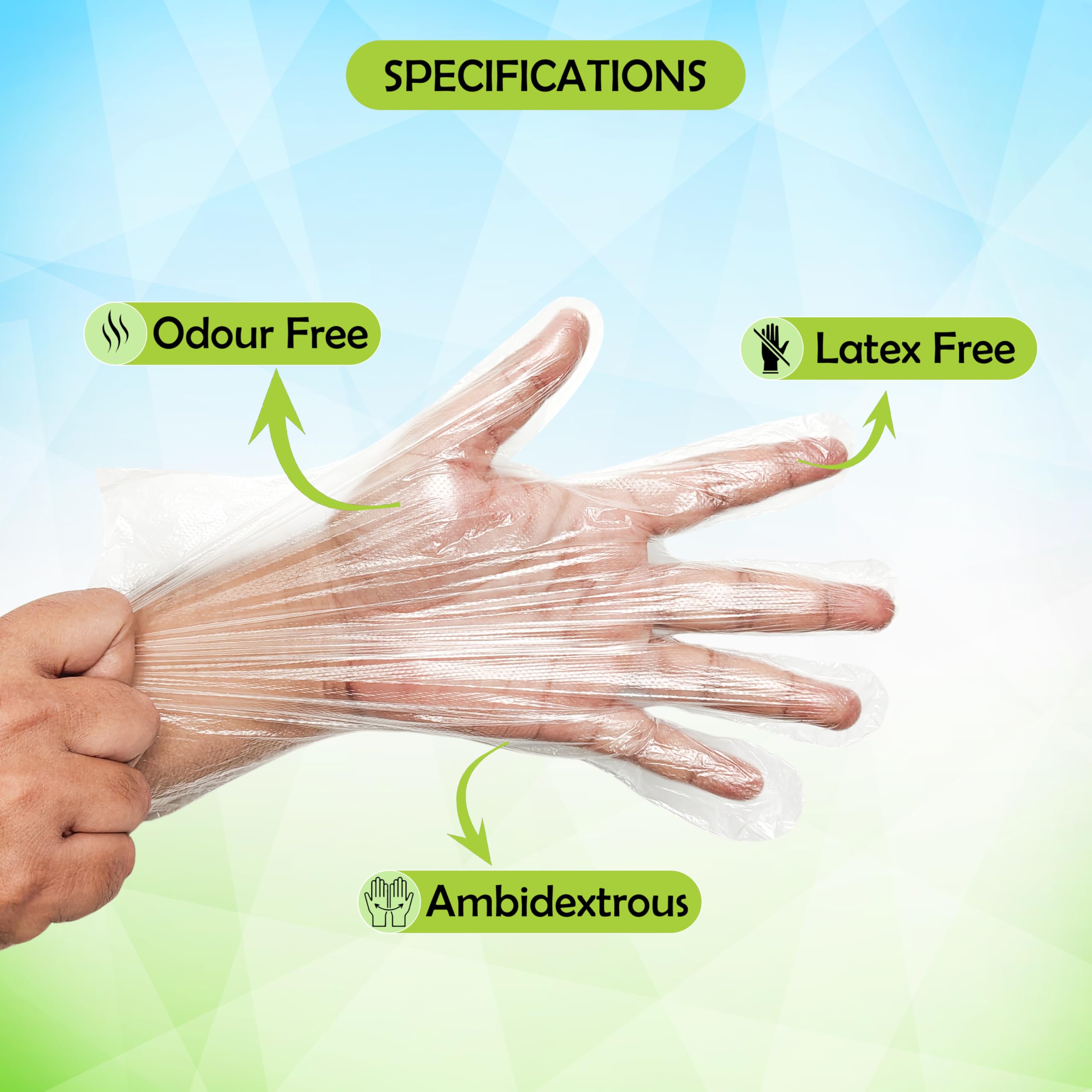 Shalimar Reusable Hand Gloves (Pack Of 1/200 Pieces) For Gardening, Kitchen Cleaning And Dishwashing (Natural Colour) - Free Size image 3